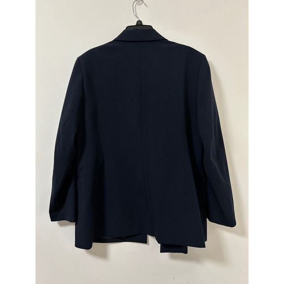 Bar III Navy Blue Double Breasted Open Blazer Jacket Women's XXL Old MOney - Picture 5 of 9